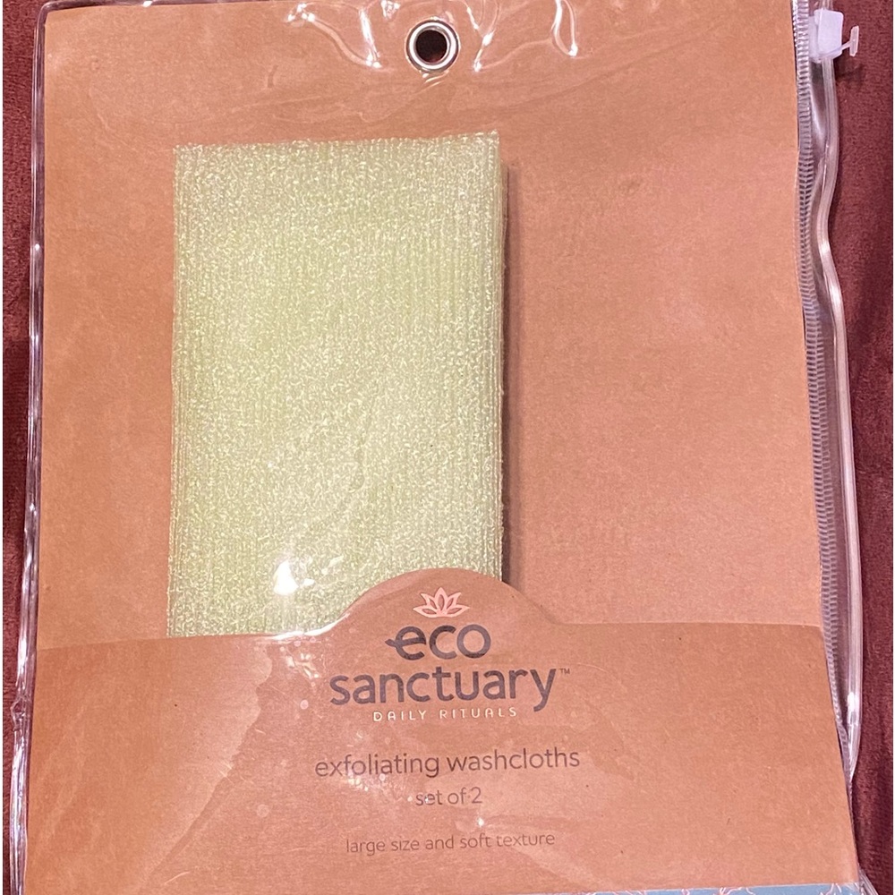Eco Sanctuary exfoliating wash cloth